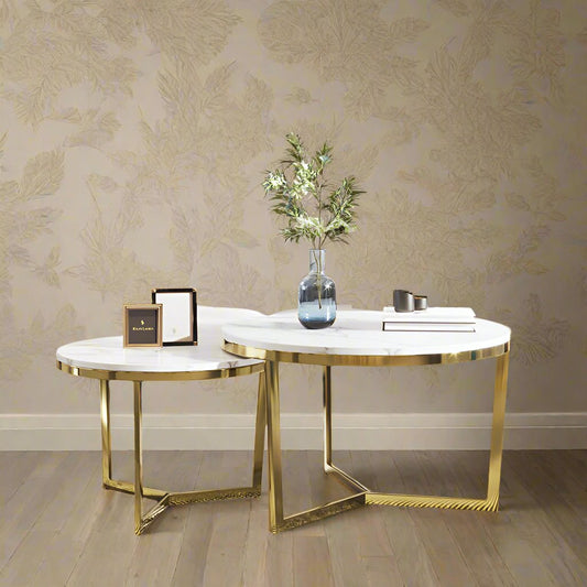 Halo Nesting Round Coffee table