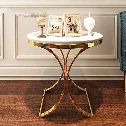 Infinity Round Duo Table With Marble Top